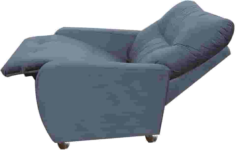 Poltrona Para Extensão De Cílios Reclinável Suede Imperio Moderno Grafitte