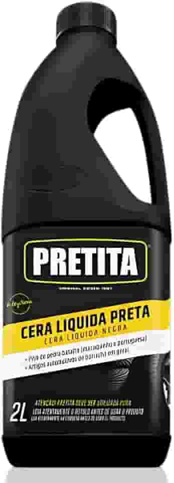 Pretinho Que Não Sai Na Chuva Pneu Para-choque E Borracha 2l Pretita