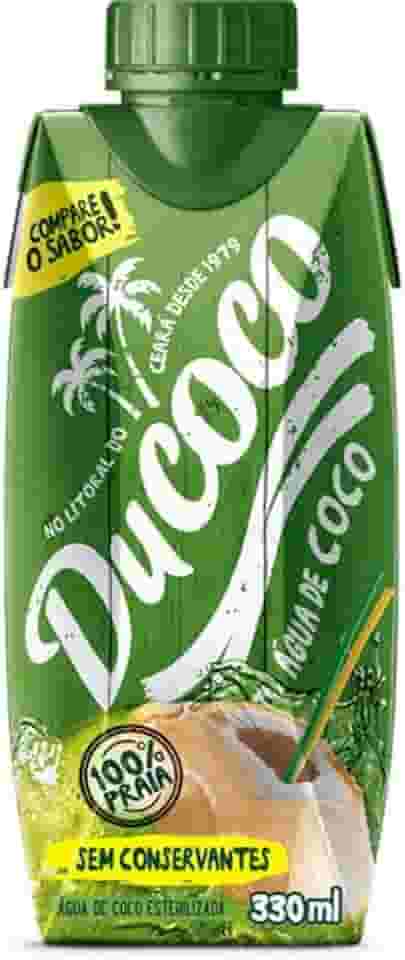 Água de Coco Ducoco - Caixa de 12 Unidades - Cada unidade possui um Volume de 330 ml