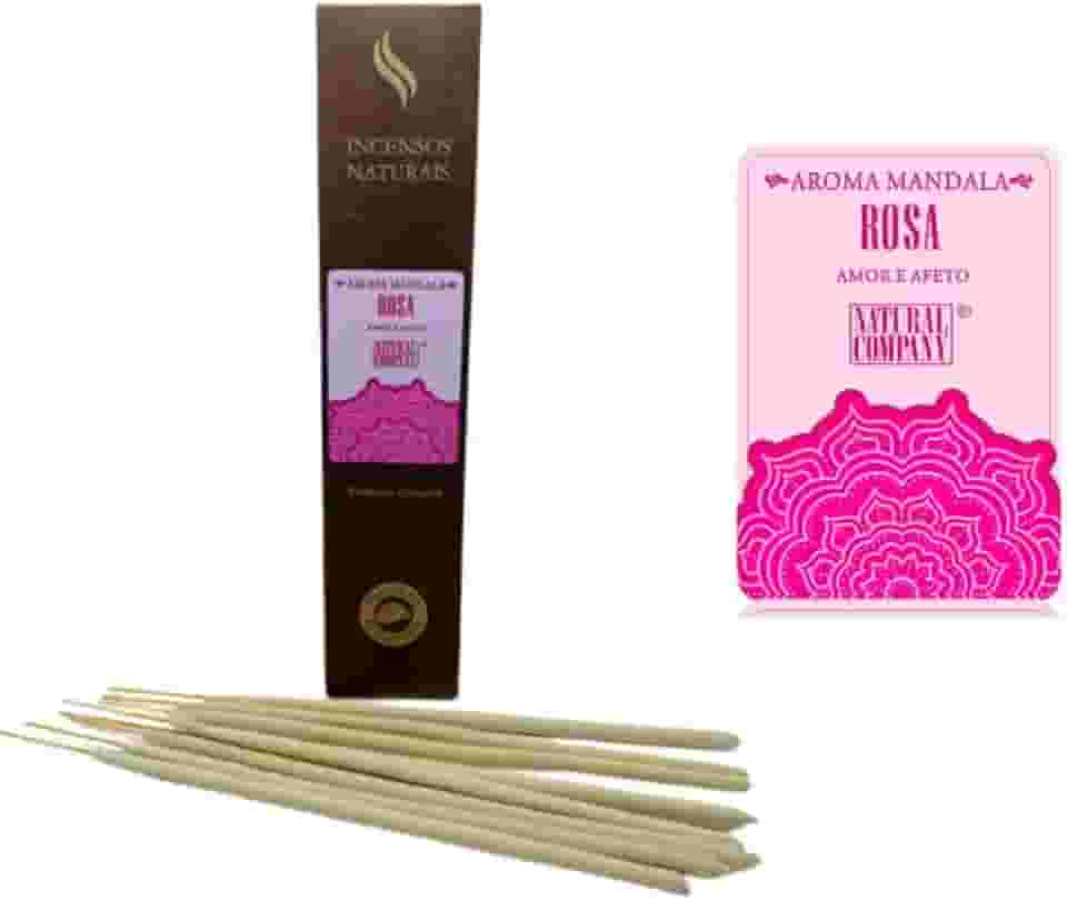 Incenso Natural Boas Energias das Mandalas Rosa - Amor