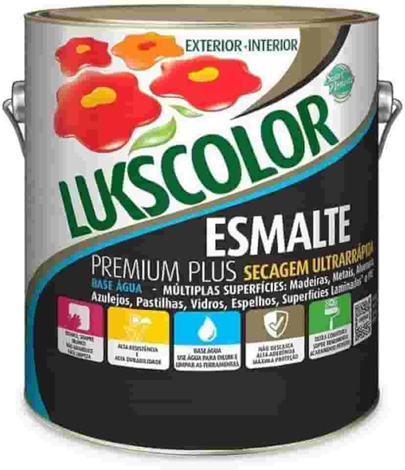 Tinta Esmalte Sintético Base Água 3,6l Lukscolor Cores Galão (Tabaco)