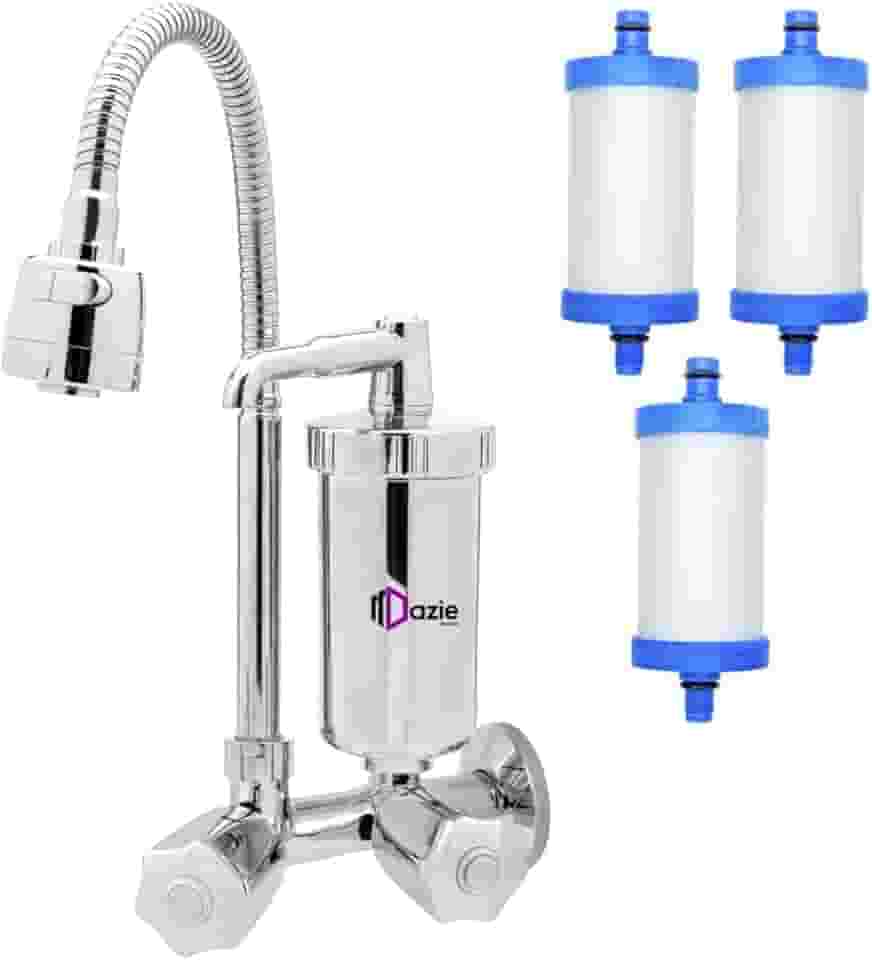 Torneira Com Filtro Cozinha Parede Gourmet + 2 Refil Extra