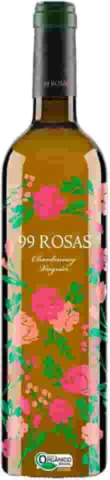 Vinho Branco Espanhol Domínio de Punctum 99 Rosas Chardonnay Viognier Edição Especial 750ml.