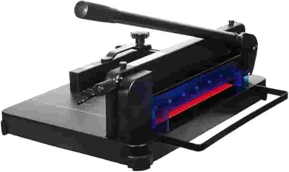 Guilhotina Semi Industrial Guilhotec Para Folha A4 400 Papel, Cortador De Papel, Profissional, Corte Precisão para Papelaria e Escritório