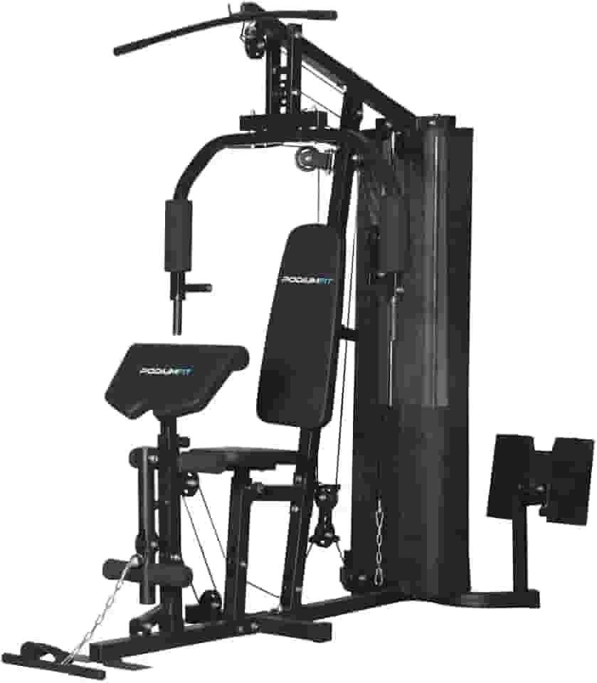 Estação Academia de Musculação Podiumfit ME500 [A Original] 80kg LegPress e Scott