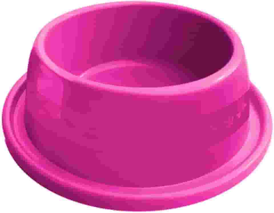 Furacão Pet Comedouro Plástica Anti-Formiga N.1 350Ml Rosa Para Cães