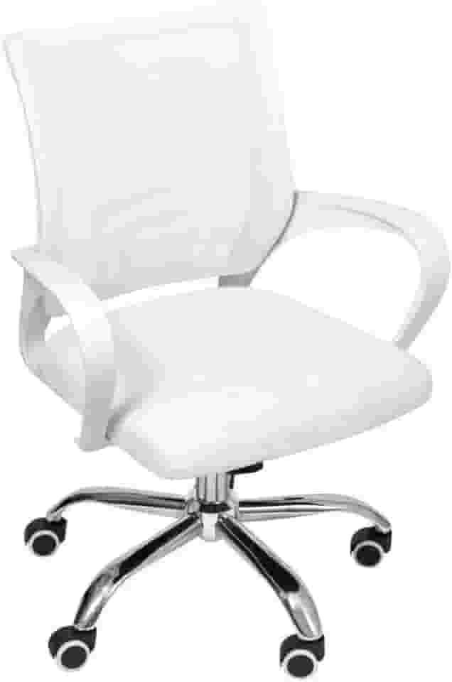 Cadeira de Escritório Begonia Tela Mesh Ergonômica Branco