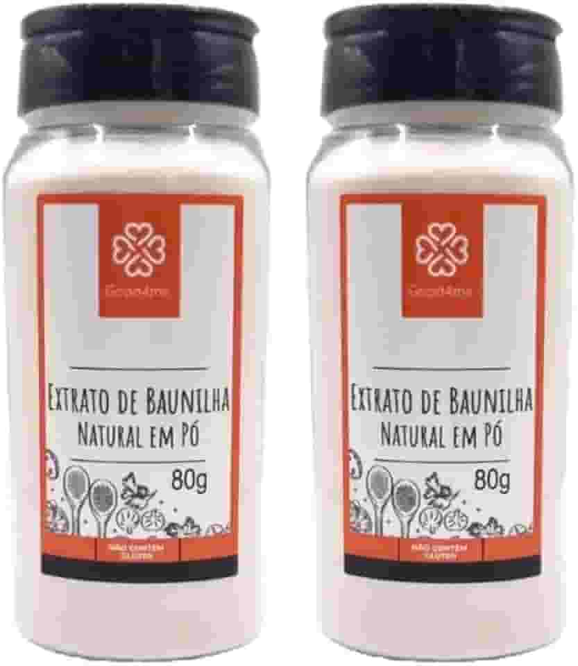 Kit 2X: Extrato de Baunilha em Pó Natural Good4me 80g
