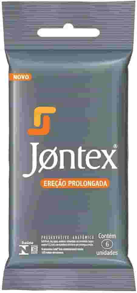 Jontex Preservativo Camisinha Ereção Prolongada - 6 Unidades