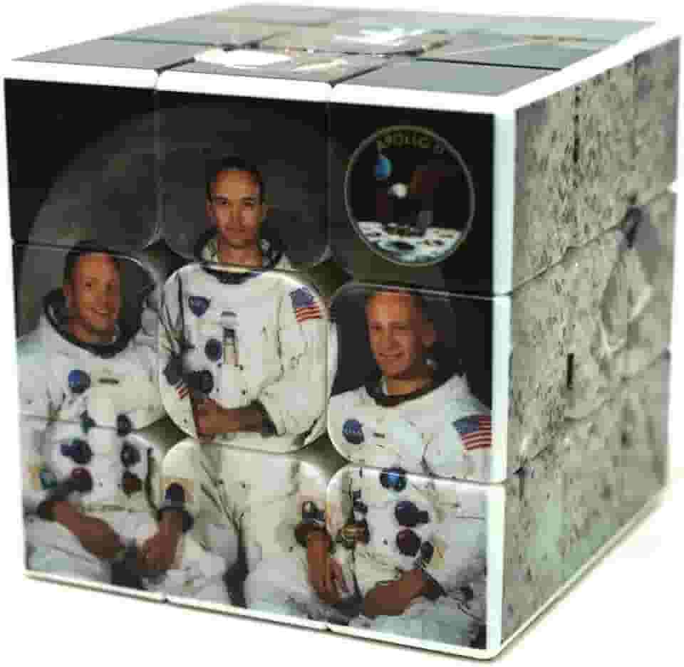 CUBO MÁGICO PROFISSIONAL - MANUAL DO MUNDO - VINCI CUBE APOLLO 11 (3x3x3)