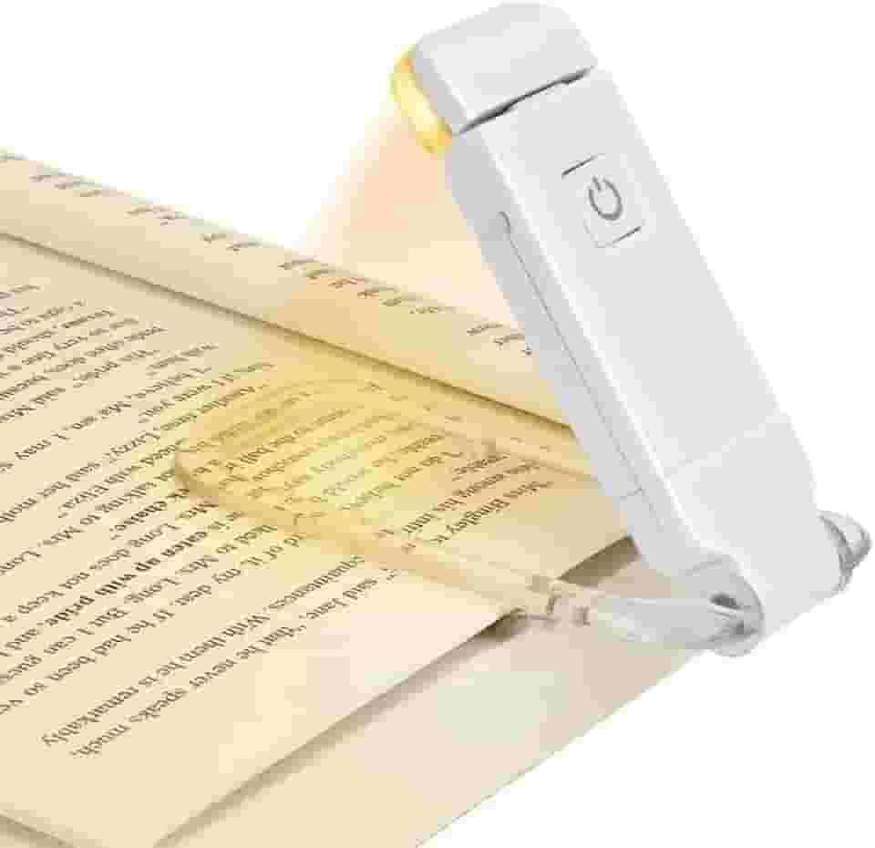 Luz de Leitura para Livro, Lanterna para Leitura de Livros, Adjustável Luminária Livro, Clipe Luminaria de Livro, Dobrar Luz para Leitura Livro, Mini Lanterna Leitura