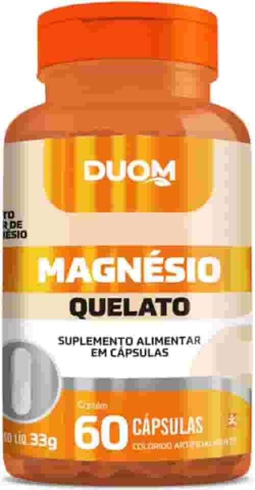 Magnésio Quelato Alto Teor de Magnésio 60 Cápsulas - DUOM
