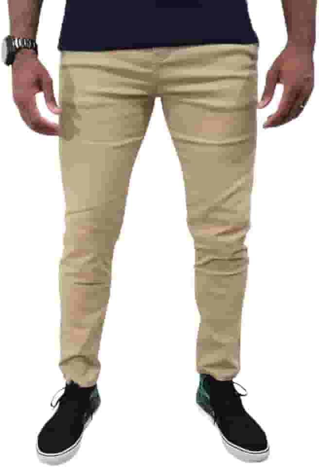 Calça Alfaiataria Masculina Bolso Faca/embutido C/Elastano