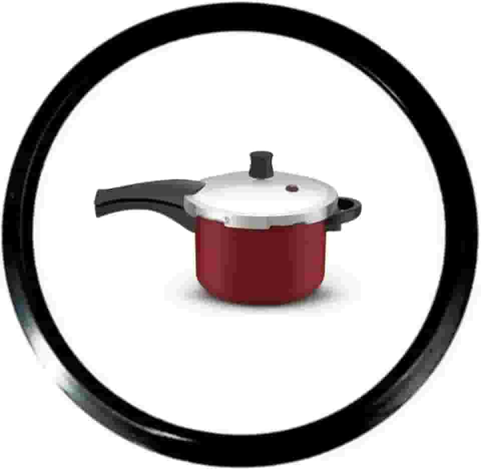 Borracha Panela Pressão Rochedo Turbo Top 7,6l Preta