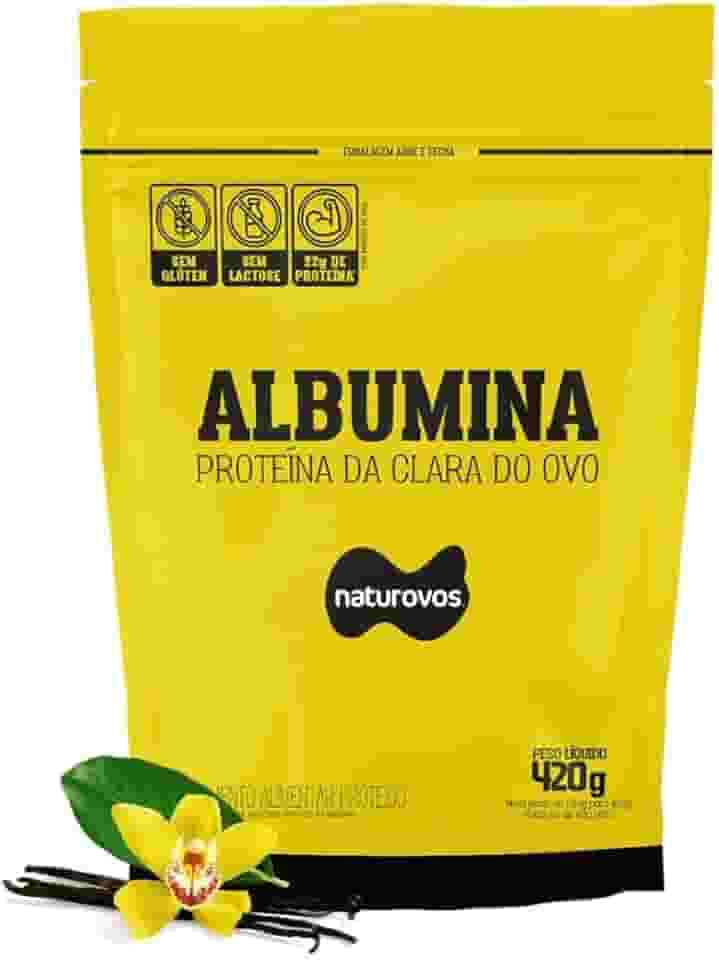 Naturovos Albumina - 420G Refil Baunilha -