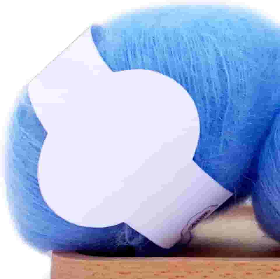 Mohair Fio de lã de caxemira para tricô, cachecol de xale faça você mesmo, suprimentos para linha de crochê