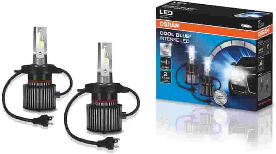 KIT LED H4 66204CW COOL BLUE INTENSE 27/27W 12V 2 ANOS DE GARANTIA OSRAM