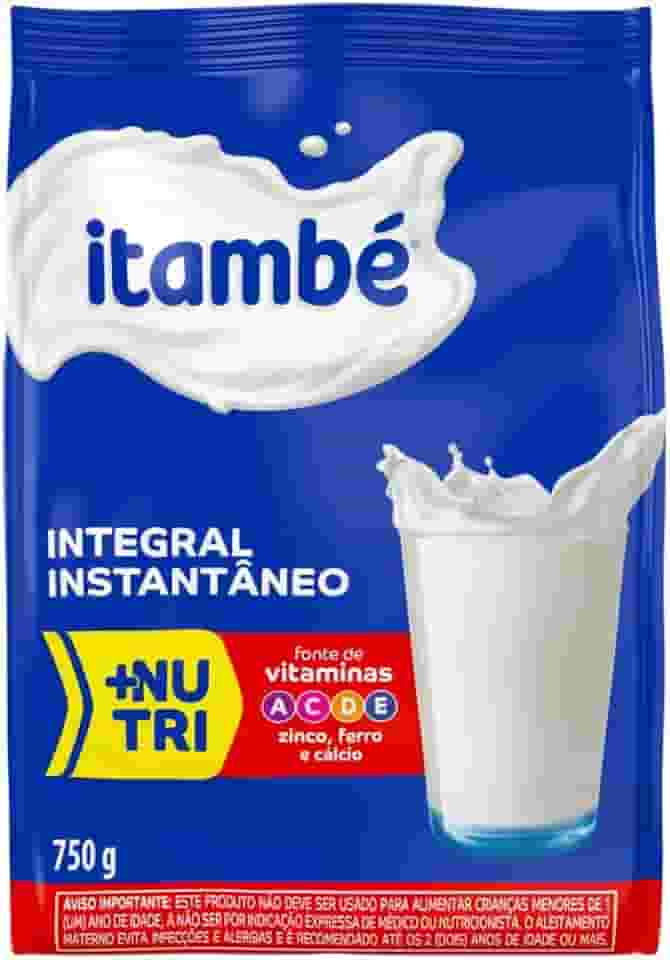 Leite em pó Integral Instantâneo + Nutri Vitaminas - Itambé 750g