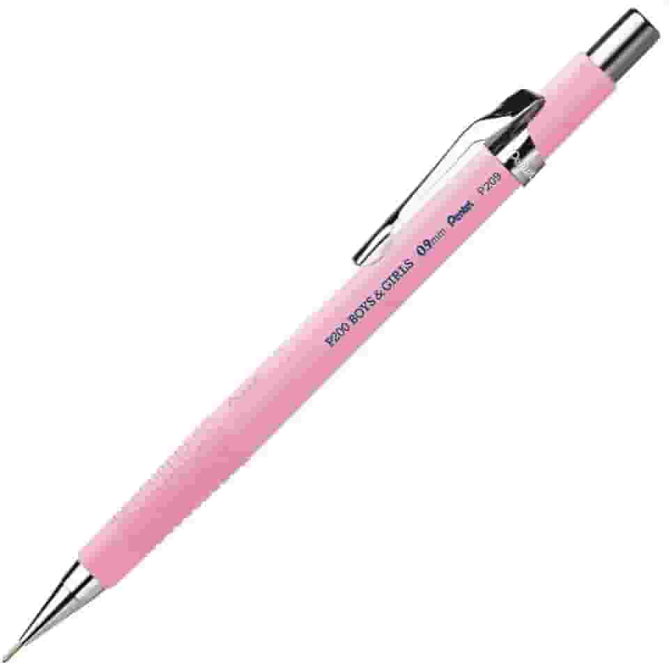 Pentel Lapiseira Boy&Girls 0.9mm Rosa Claro SM/P209-LP