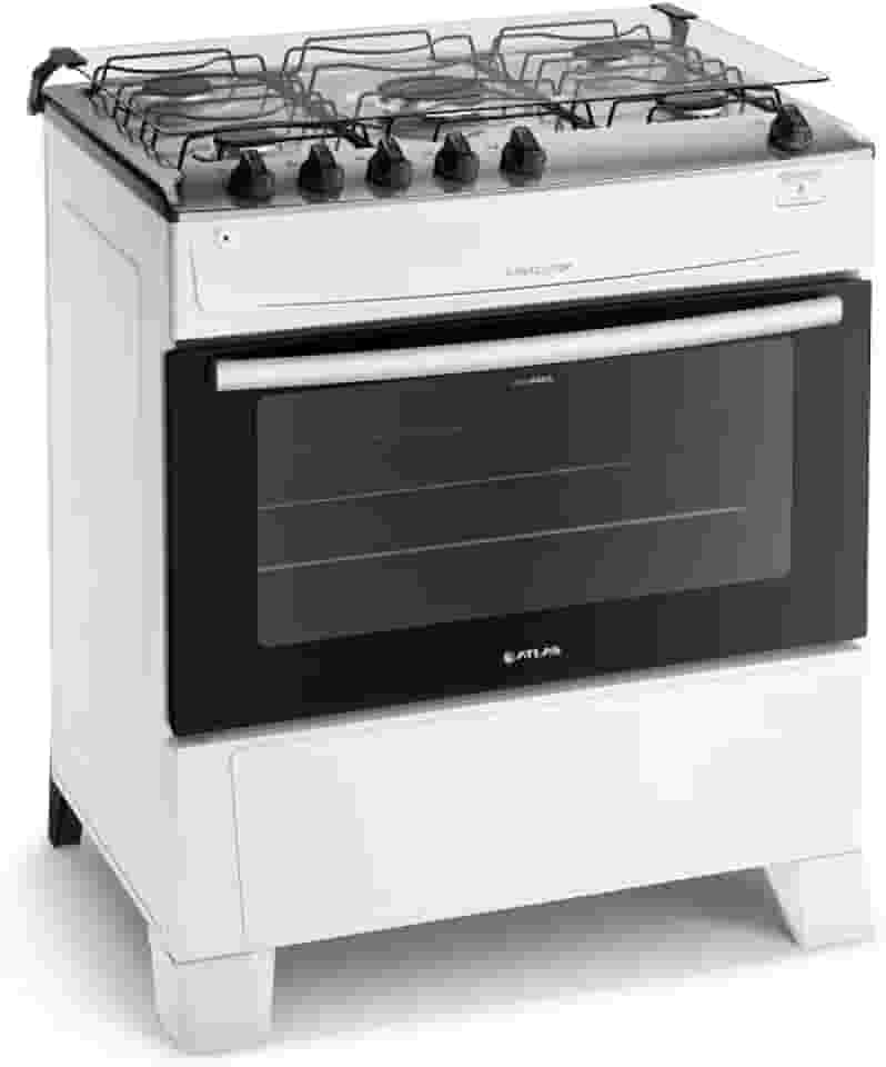 Fogão Atlas Monaco Top 5 Bocas Branco Bivolt - 300001644