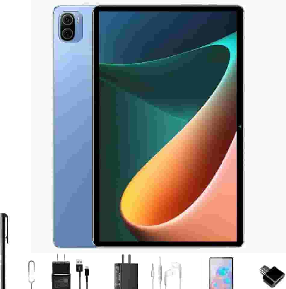 Tablet Pad 5 Pro, 10.1 Polegada Android 13 Tablet, 8GB+256GB, Processador Octa-Core, 32MP/16MP Câmera 8800mAh Bateria Dual SIM Slot (Azul)