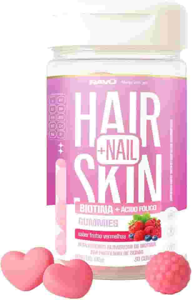 Vitamina para Cabelo em Gomas | Queda, Unhas e Pele | Ravu Hair Gummy