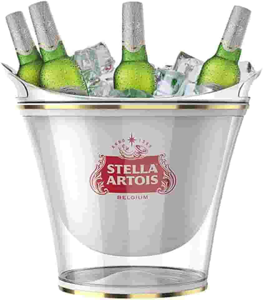 Ruvolo, Balde Stella Artois para Garrafas de Cerveja, Balde para Cerveja e Gelo