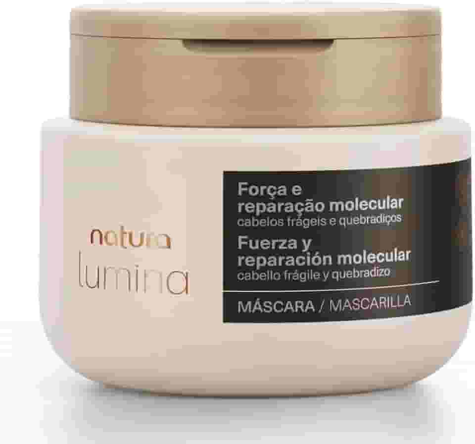 Lumina Máscara para Cabelos Frágeis e Quebradiços, Força e Reparação Molecular, Tratamento Capilar