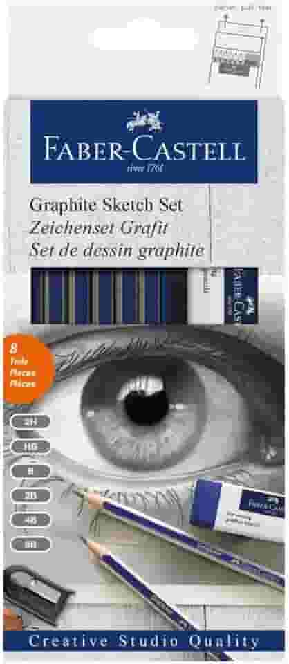 CS GRAPHITE SKETCH SET, Faber-Castell, 114000, Multicor