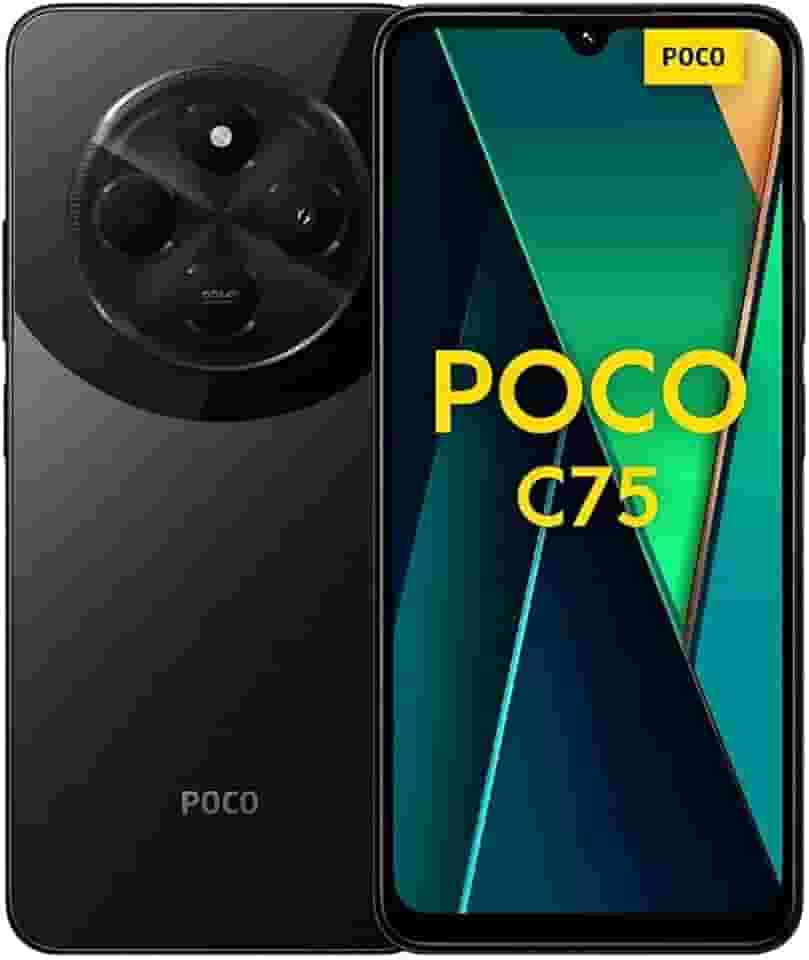 Smartphone Xiaomi Poco C75 NFC Black (Preto) 8GB RAM 256GB ROM [2410FPCC5G]