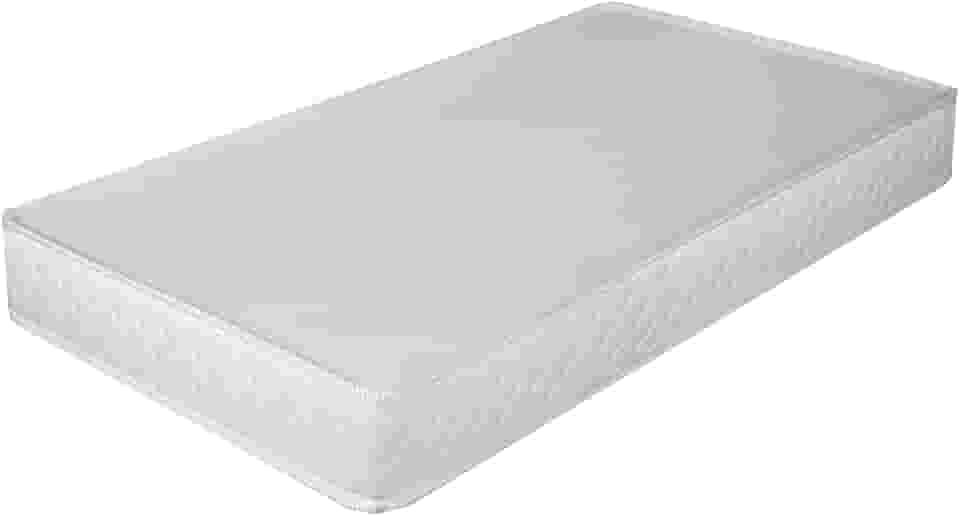 Colchão Solteiro Espuma D33 188x88x12cm – Firme e Confortável, Ideal para Uso Diário | Revestimento Antialérgico, Respirável e Atóxico | Alta Durabilidade e Suporte Ortopédico Cor Branco