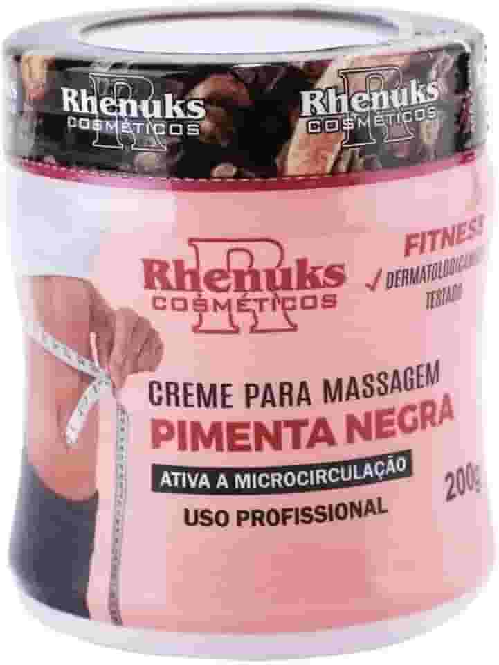 Pimenta Negra - Gel Creme para Massagem Redução de Medidas 200g