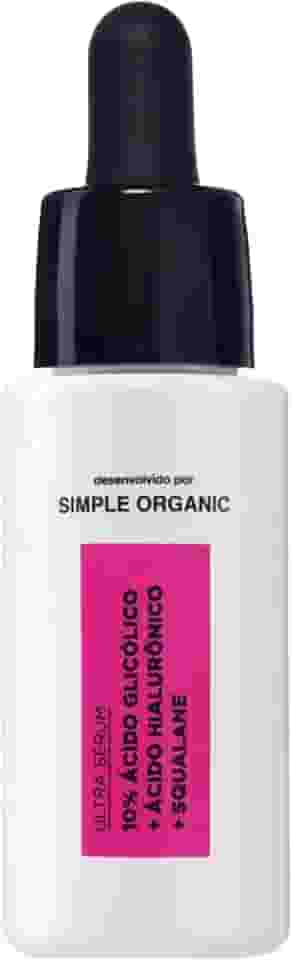 Ultra Sérum 10% Ácido Glicólico 30ml Simple Organic