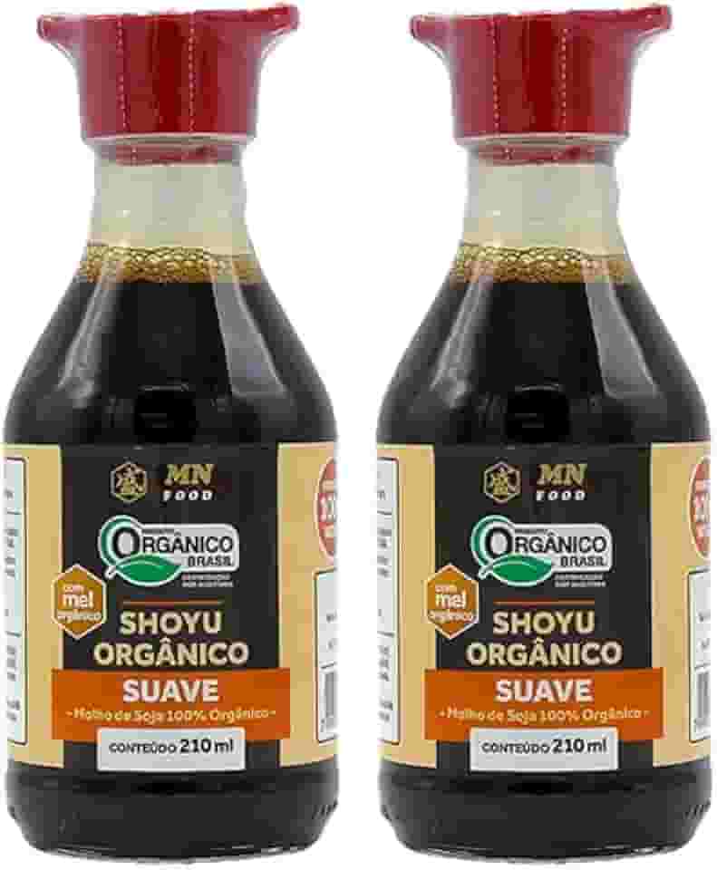 Kit 2X: Shoyu Orgânico Suave MN Food 210ml