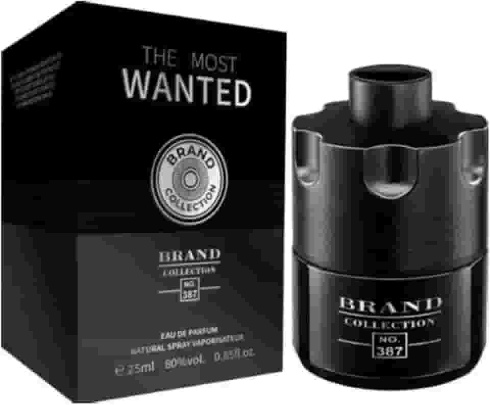 Perfume Masculino The Most Wanted Brand Collection 25 ml – Alta Fixação, Fragrância Oriental Amadeirada, Inspiração Importada Premium