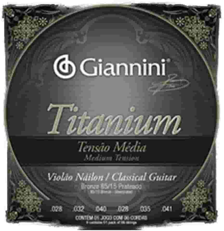 Encordoamento Giannini Titanium para Violão Nylon GENWTM