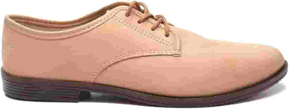 Sapato Feminino Moleca Oxford Camurça