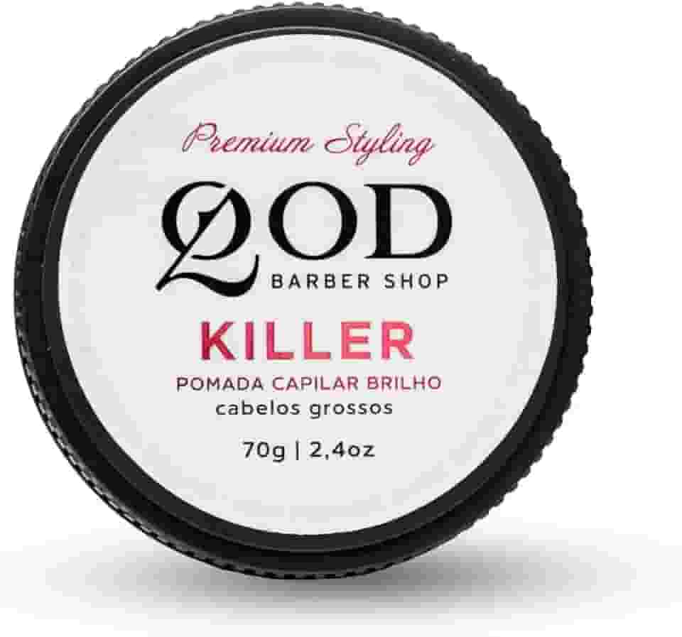 QOD Barber Shop - Pomada Capilar Killer - Efeito Brilho - 70g