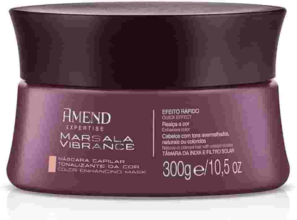 Máscara Amend Expertise Cuidado Da Cor, 300g, Specialist Blonde, Black Illuminated, Cobre Effect, Marsala Vibrance, Castanho Brilliant, Red Revival (Marsala Vibrance)