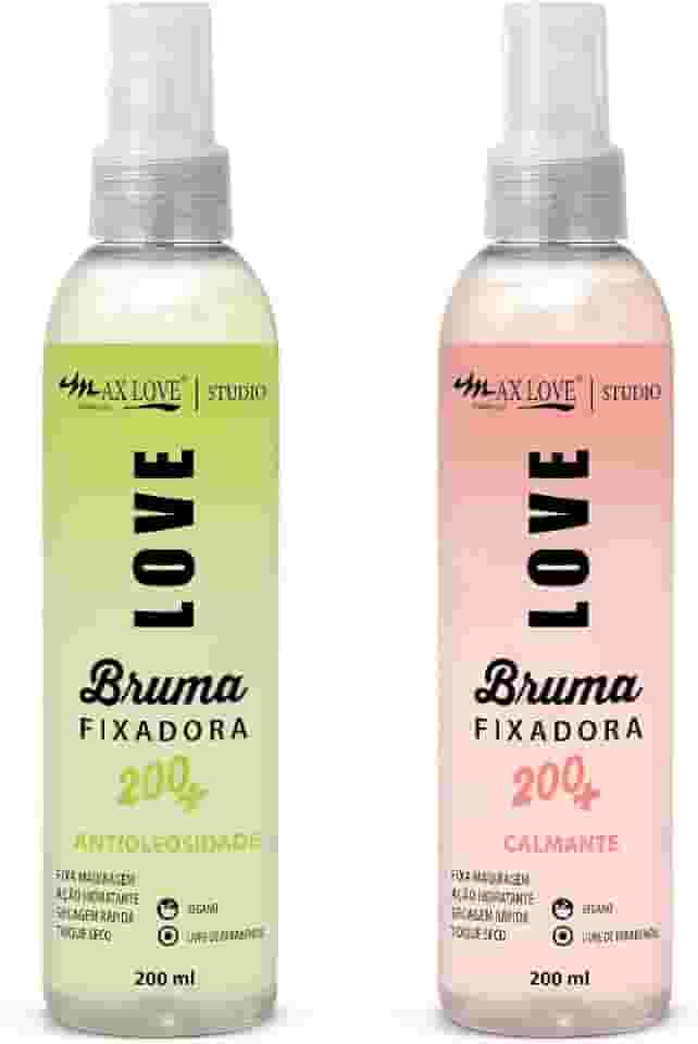 Kit Bruma Fixadora Controle de Oleosidade e Calmante Max Love