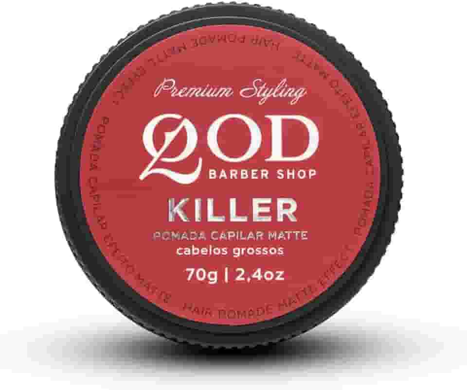 Pomada Capilar Killer, QOD Barber Shop, Matte, 70g