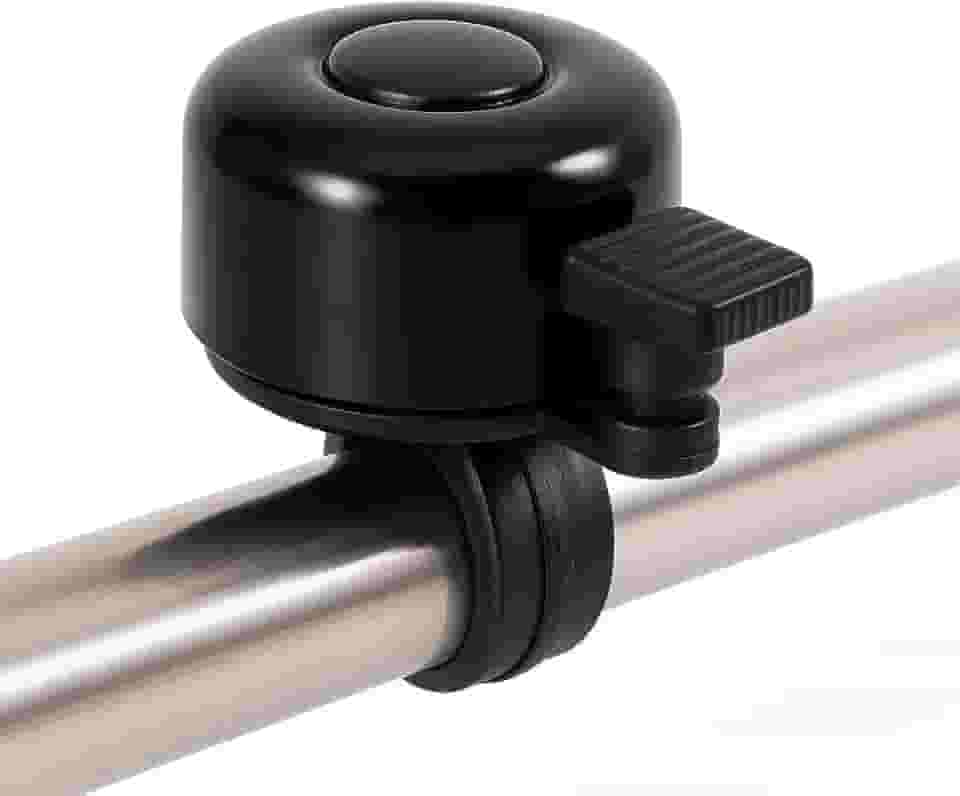 Pacote com 1 campainha de bicicleta com som alto e melodioso, mini campainha de bicicleta clássica, buzina de bicicleta para adultos, mountain bike para scooter