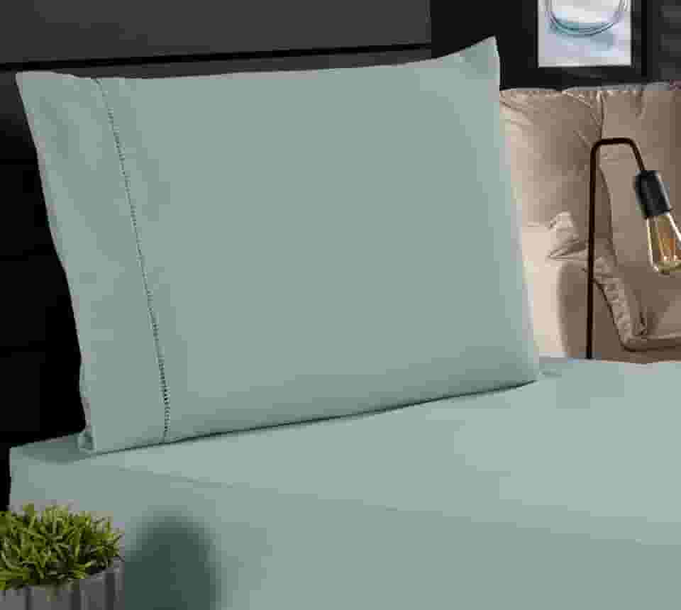 Jogo de Cama Classic Solteiro Percal 400 Fios Ponto Palito 02 Peças, Antiácaro, Anti-pilling com Toque Macio - Dublin