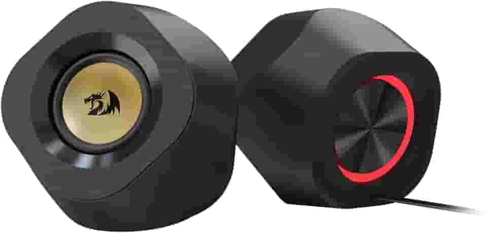 Caixa de Som Redragon Kaidas Bluetooth, USB, RGB, Estéreo 2.0 - GS590 Preta