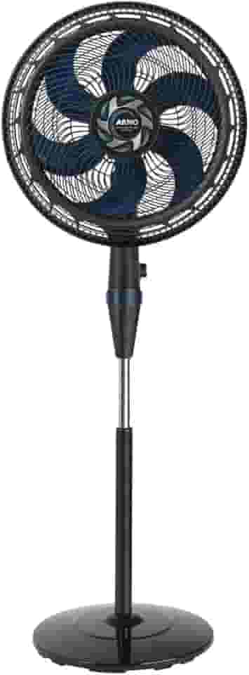 Ventilador de Coluna Arno Xtreme Force Breeze 40cm VB4C, 126W, 6 Pás, 3 Velocidades, Oscilação 80º, Power Zone, Modo Sono Tranquilo, Altura Ajustável de até 1,5m, 110V