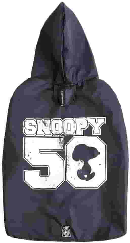 Capa de Chuva Zooz Pets Snoopy Preta para Cães - Tamanho P