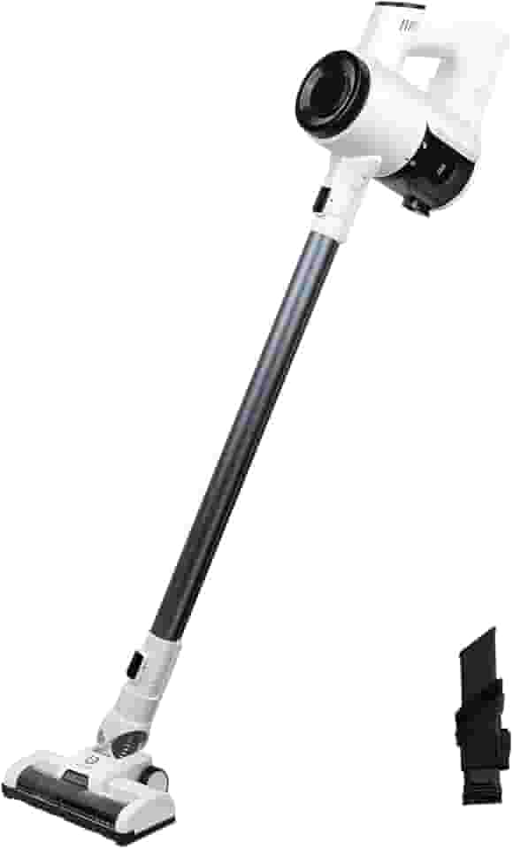 Aspirador de Pó Vertical Sem Fio 120W - 2 Velocidades (6Kpa/9.5Kpa), Bateria 2000mAh com Autonomia até 32min, Copo 0.75L, Escova LED para Pelos de Animais, Leve e Portátil