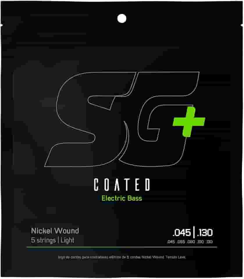 Encordoamento 045 Coated SG Niquel para Baixo 5 Cordas .045 - .130
