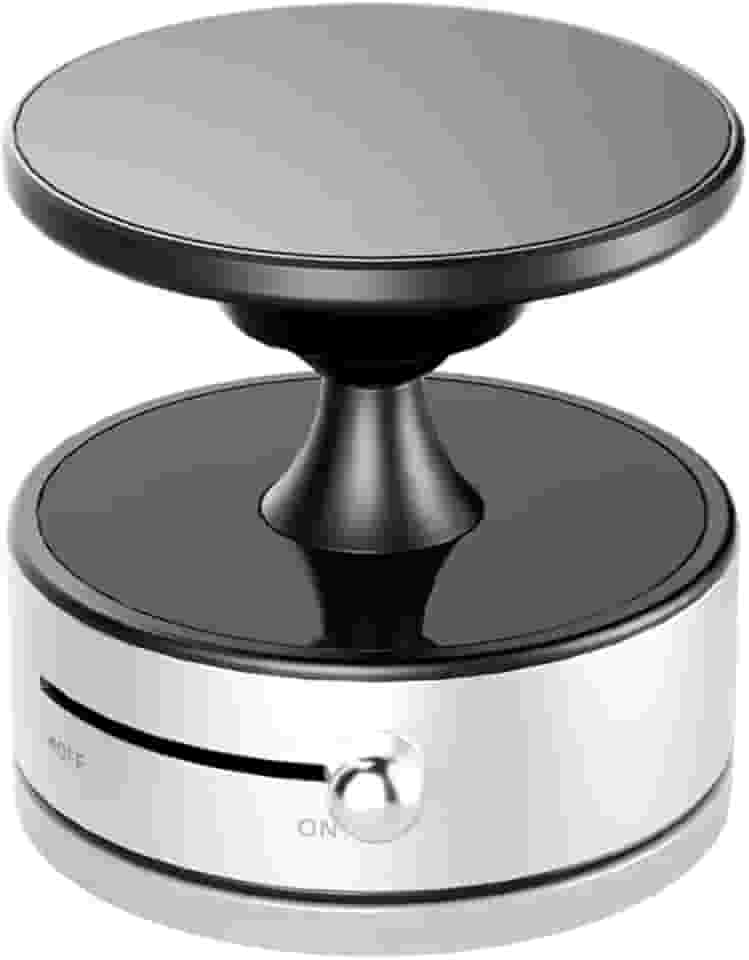 Suporte magnético giratório de 360° para telefone, ajustável, multifuncional, suporte magnético para telefone para uso no escritório e em casa (prata)