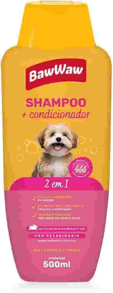 BAW WAW SHAMPOO E CONDICIONADOR PARA CÃES 500ml